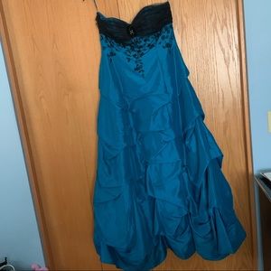 Teal dress